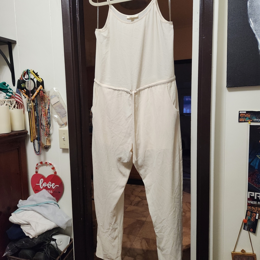 ILLA ILLA Cream Casual Jumpsuit